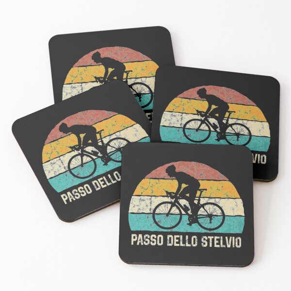 Item preview, Passo Dello Stelvio Cycling Climb TShirt Retro Cycling Shirt Vintage Cyclist Gift Idea    designed and sold by AwesomeWares.