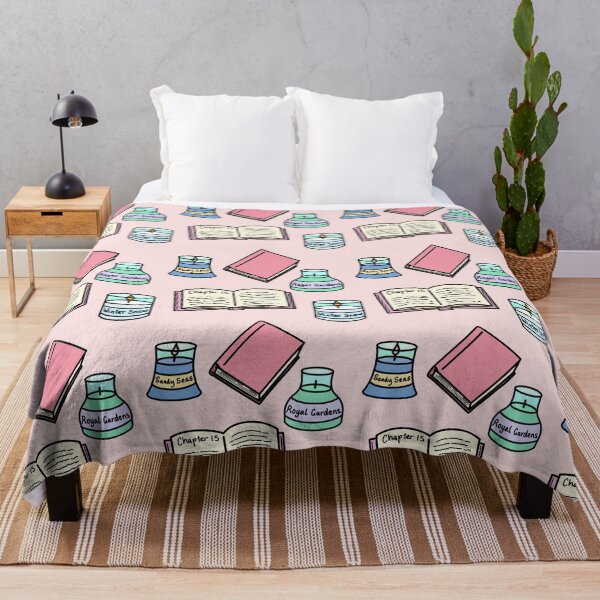 Item preview, Books And Candles Pattern - Pink designed and sold by BundaBear.