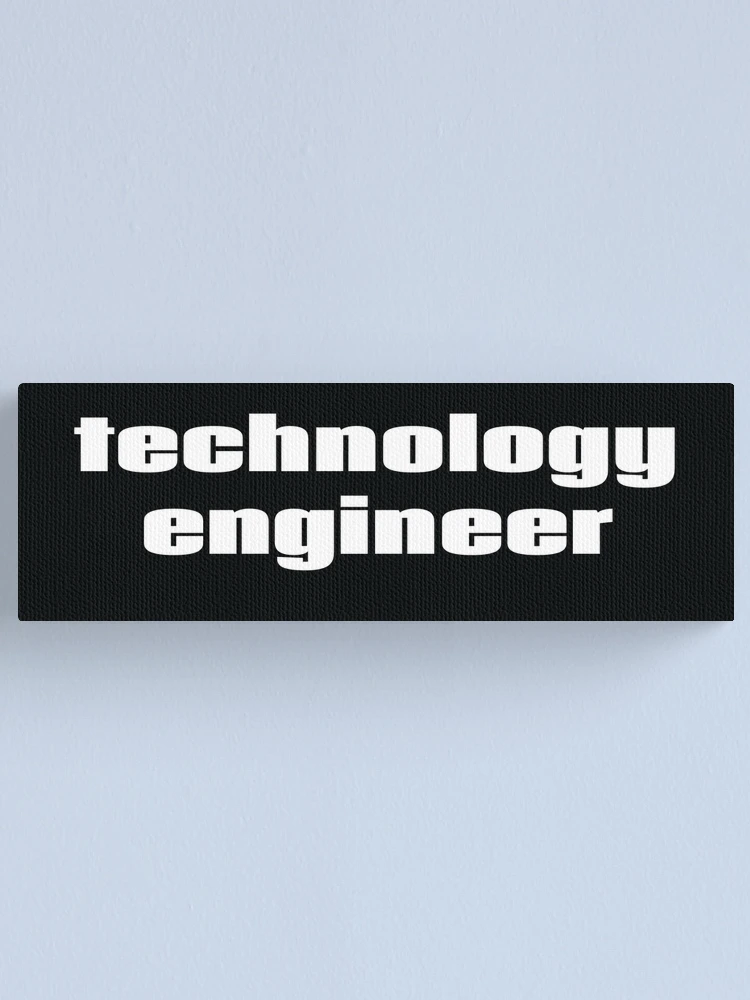 Thumbnail 1 of 3, Canvas Print, Technology Engineer designed and sold by ProjectRobotics.