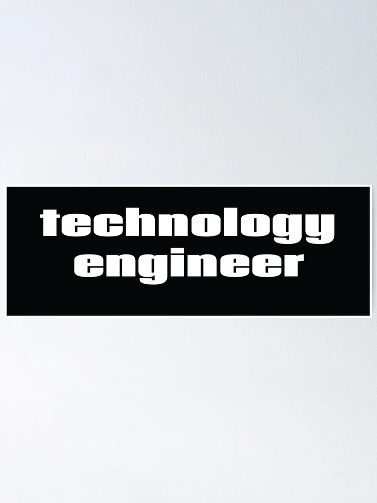 Thumbnail 1 of 3, Poster, Technology Engineer designed and sold by ProjectRobotics.