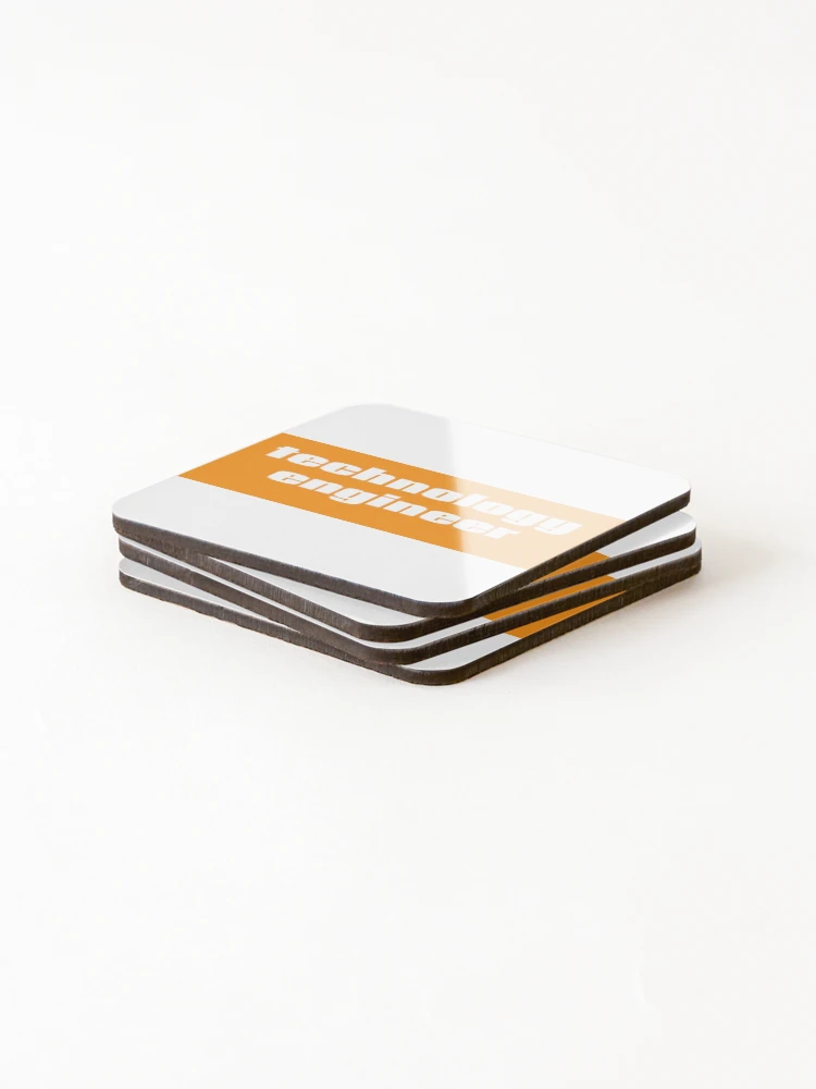 Thumbnail 4 of 5, Coasters (Set of 4), Technology Engineer designed and sold by ProjectRobotics.