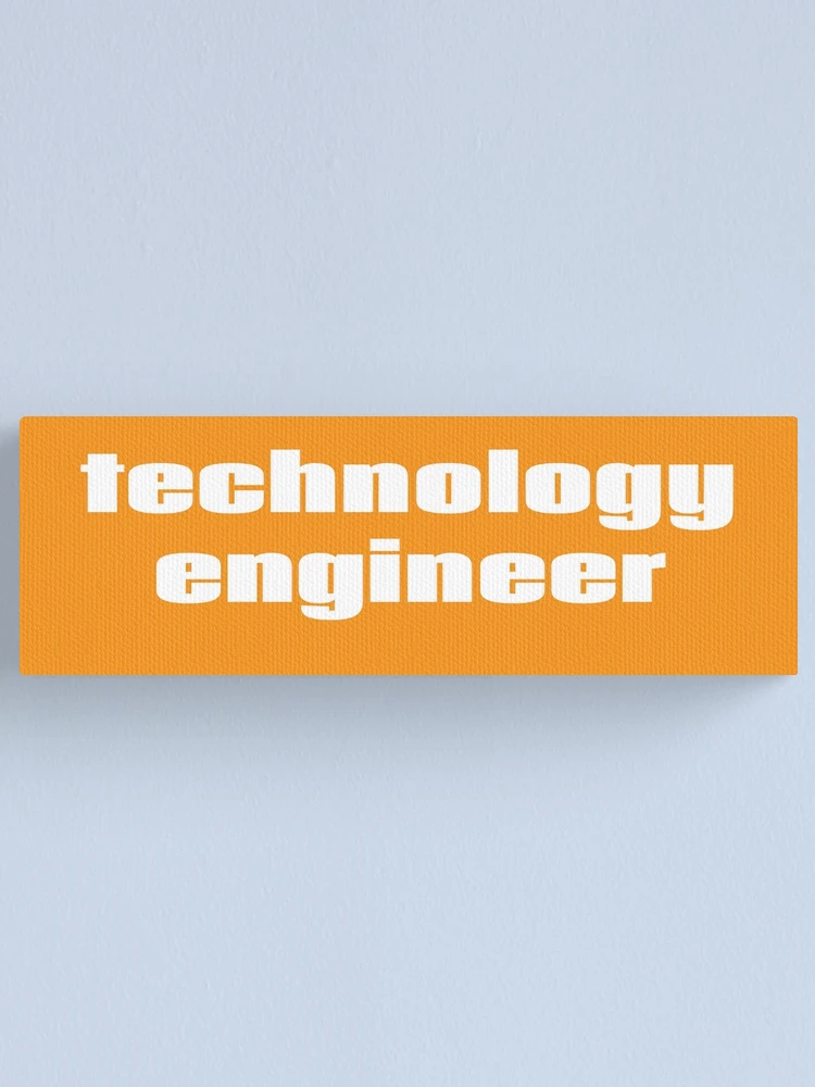 Thumbnail 1 of 3, Canvas Print, Technology Engineer designed and sold by ProjectRobotics.