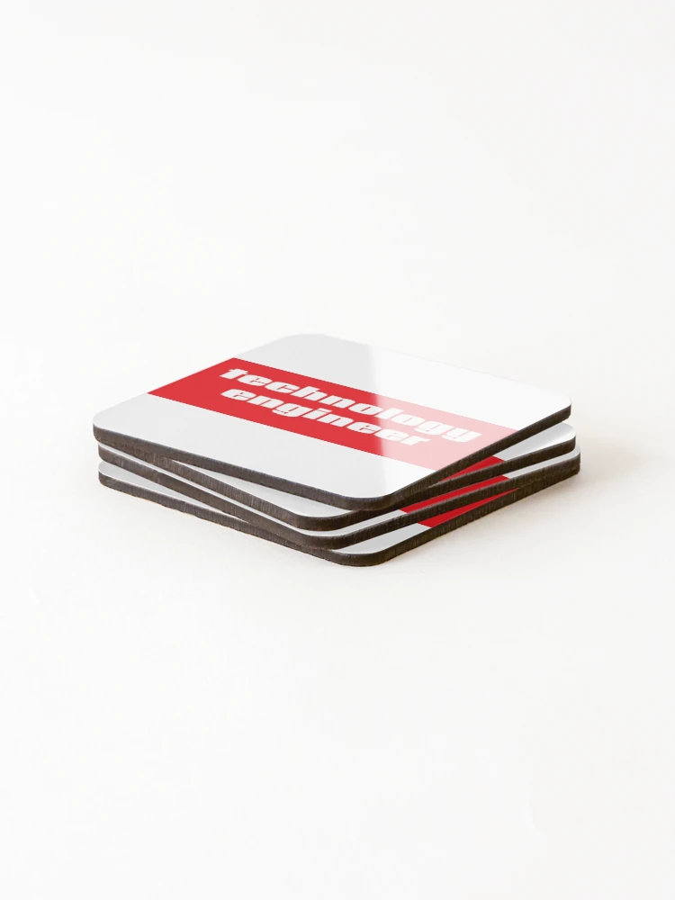 Thumbnail 4 of 5, Coasters (Set of 4), Technology Engineer designed and sold by ProjectRobotics.