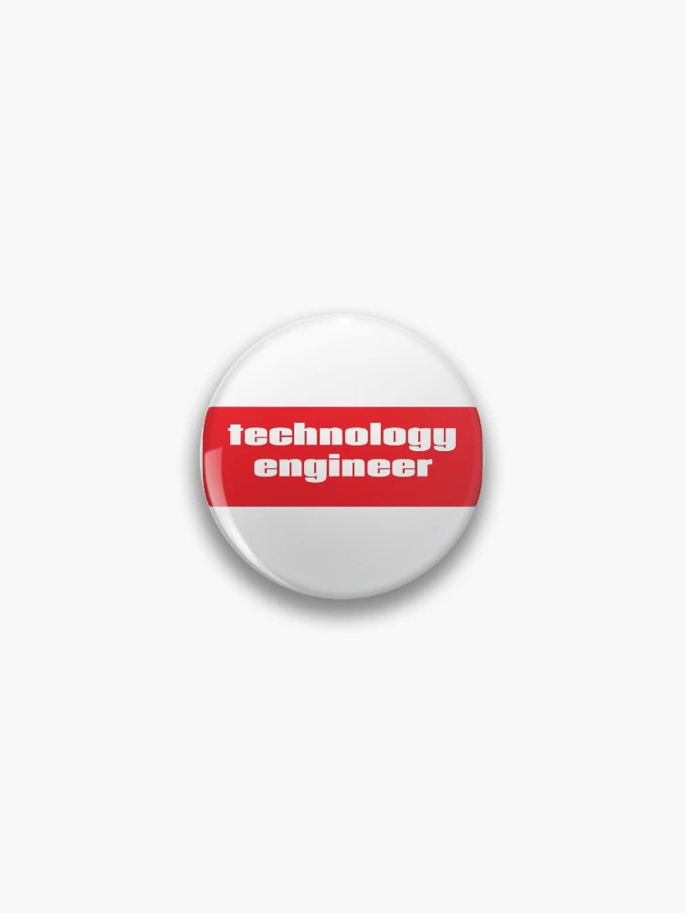 Thumbnail 1 of 3, Pin, Technology Engineer designed and sold by ProjectRobotics.