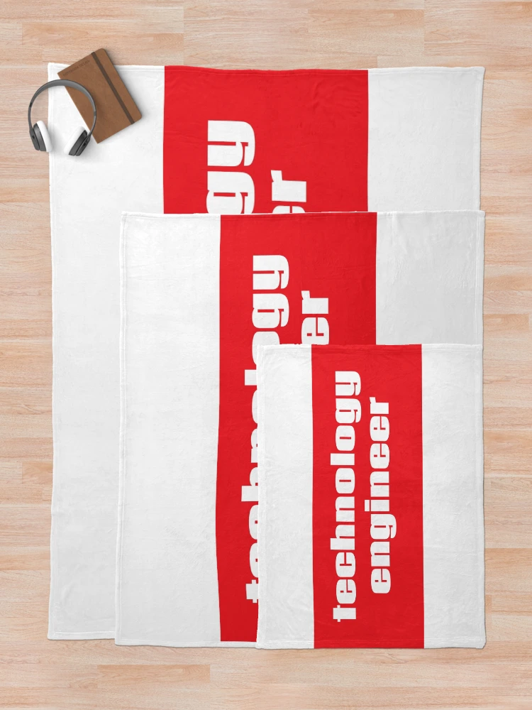 Thumbnail 5 of 6, Throw Blanket, Technology Engineer designed and sold by ProjectRobotics.