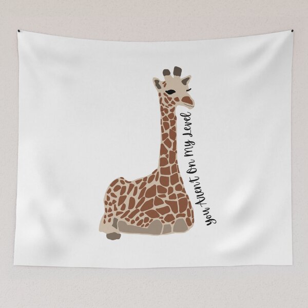 Item preview, You Aren’t On My Level Cute Giraffe  designed and sold by FashionN5.