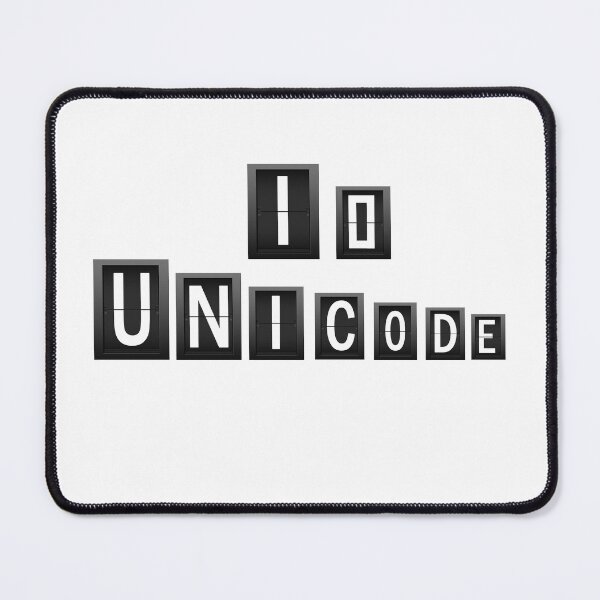 Item preview, I▯ Unicode designed and sold by JINRANIN.
