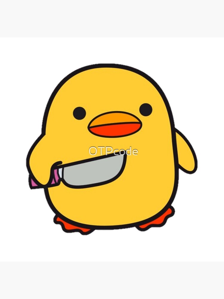 Duck with knife Art Board Print for Sale by OTPcode