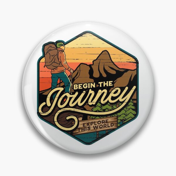 Item preview, Vintage Begin The Journey Explore This World designed and sold by Vector Scout Lab.