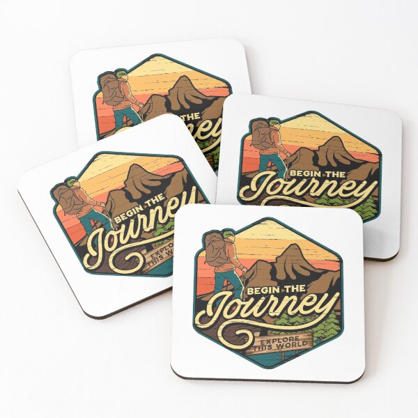 Item preview, Vintage Begin The Journey Explore This World designed and sold by Vector Scout Lab.