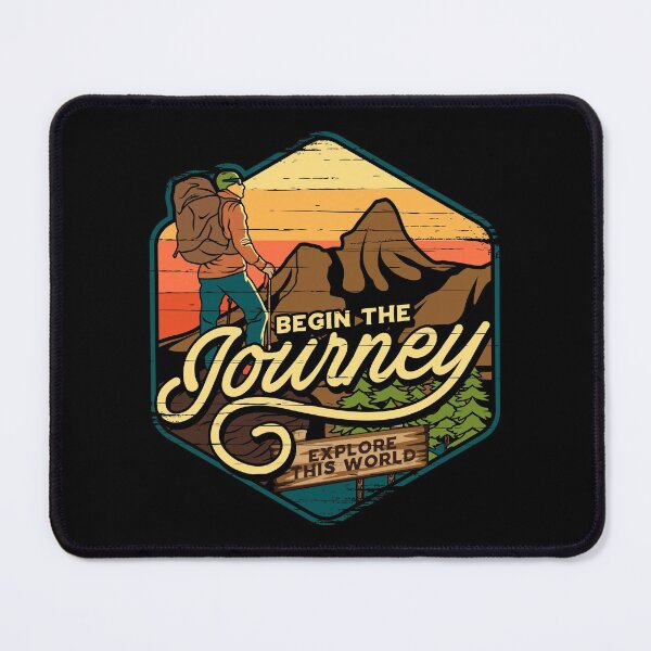Item preview, Vintage Begin The Journey Explore This World designed and sold by Vector Scout Lab.