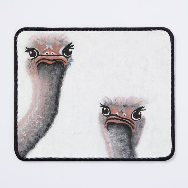 Item preview, Emus in pink designed and sold by Katrina Fleming.
