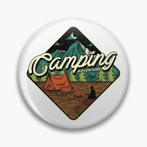Item preview, Vintage Camping Adventure designed and sold by Vector Scout Lab.