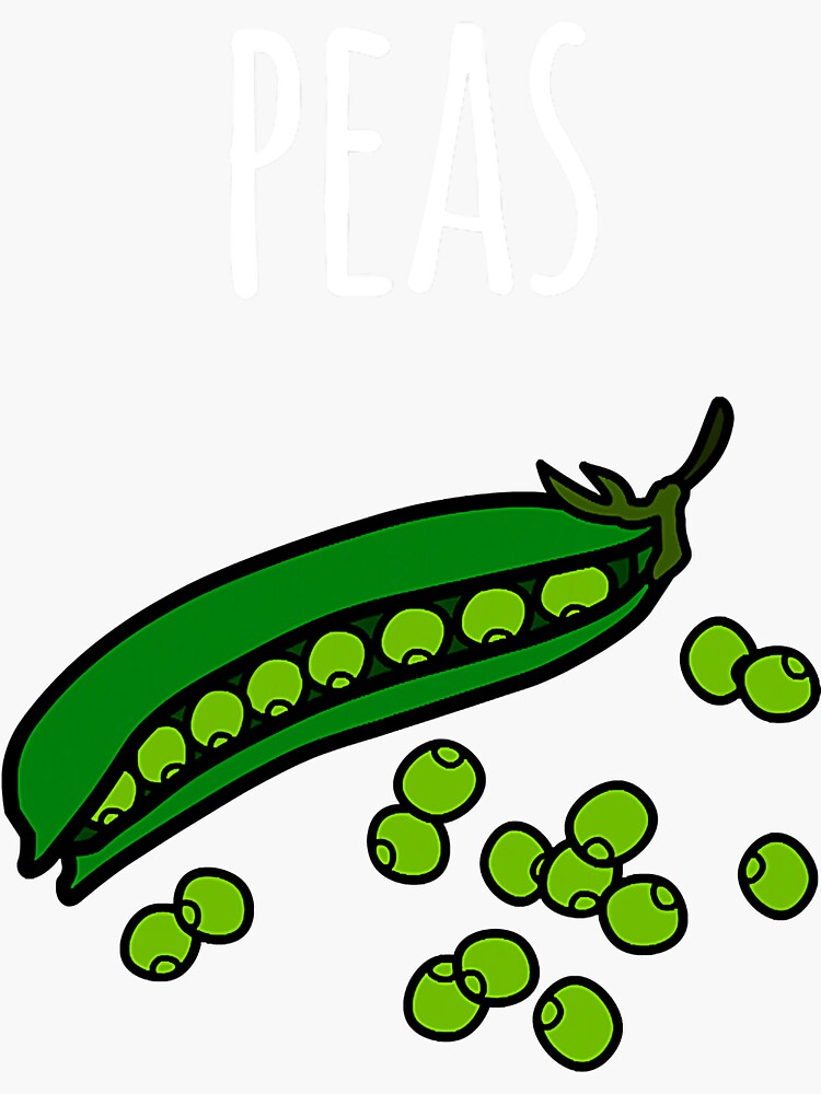 "Peas And Carrots Couples Halloween Costumes" Sticker for Sale by