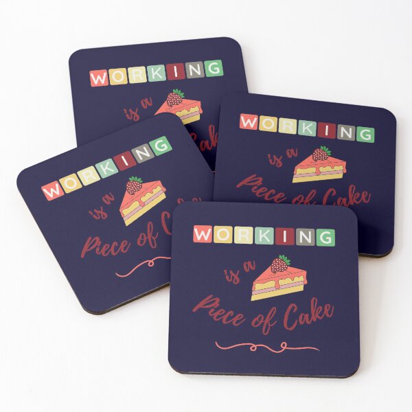 Item preview, Working is a Piece of Cake designed and sold by DoherDesigns.