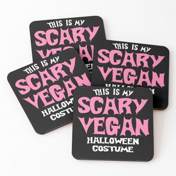 Item preview, This Is My Scary Vegan Halloween Costume Pink designed and sold by cashewdays.