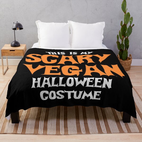 Item preview, This Is My Scary Vegan Halloween Costume Orange designed and sold by cashewdays.