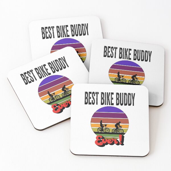Item preview, Black and White Logo of Best Bike and Travel Buddy Ever. designed and sold by TJHstudio.