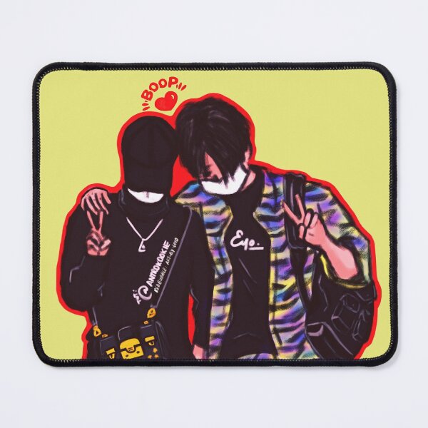 Item preview, Jikook airport look - green background version designed and sold by art-by-emo.