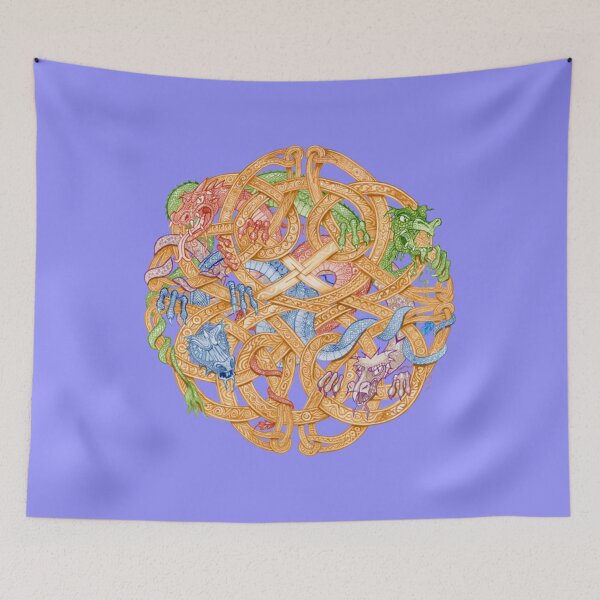 Item preview, Celtic Dragon Celtic Knot with Dragons  designed and sold by PhillipTee.