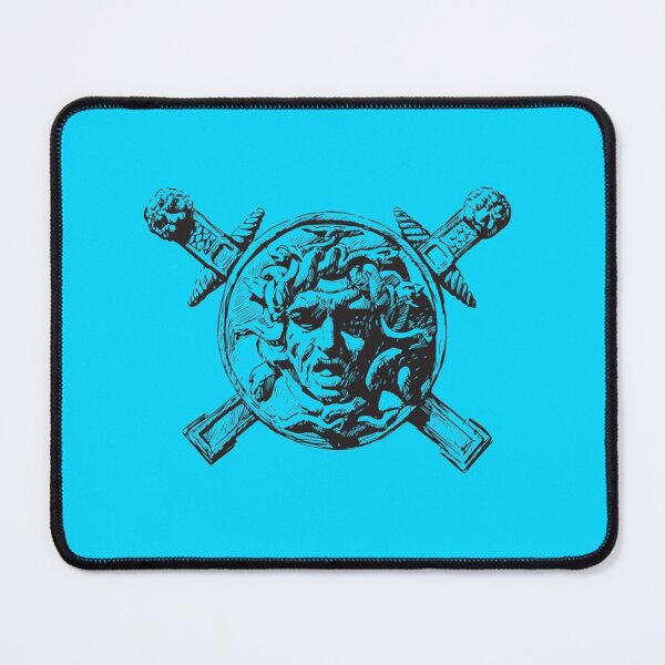 Item preview, Medusa Gorgon Head Shield and Swords  designed and sold by PhillipTee.