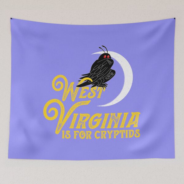 Item preview, West Virginia Is For Cryptids Mothman  designed and sold by PhillipTee.