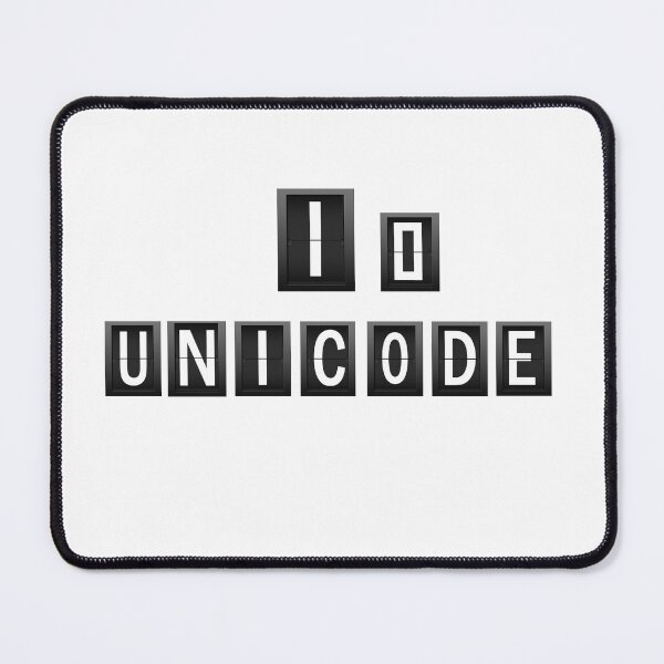 Item preview, I▯ UNICODE designed and sold by JINRANIN.