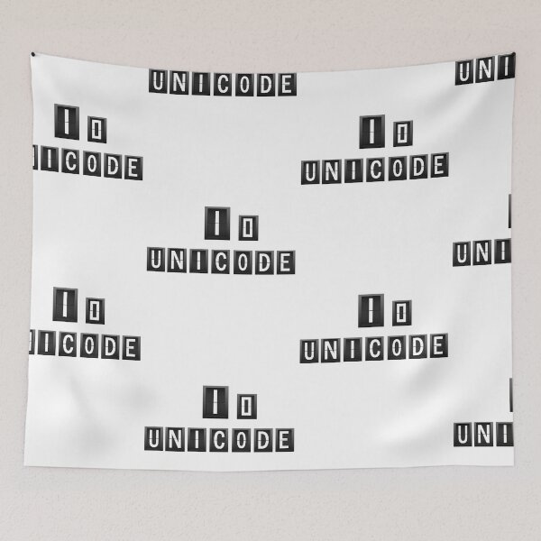 Item preview, I▯ UNICODE designed and sold by JINRANIN.