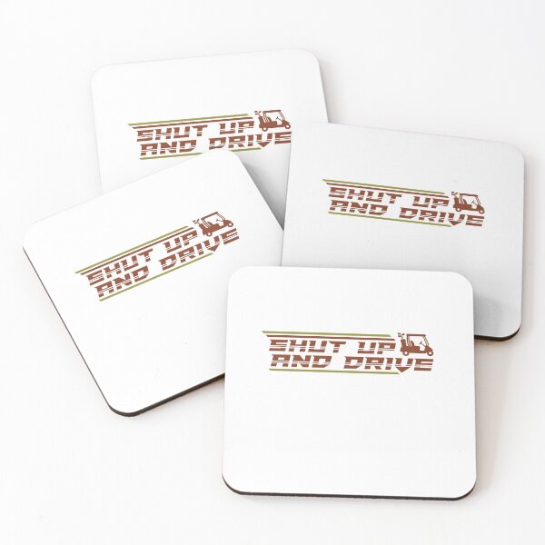 Item preview, Shut up and drive gift for  golfer caddies designed and sold by sebastian3210.