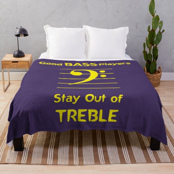 Item preview, Good Bass Players Stay Out of Treble designed and sold by art-by-taya.