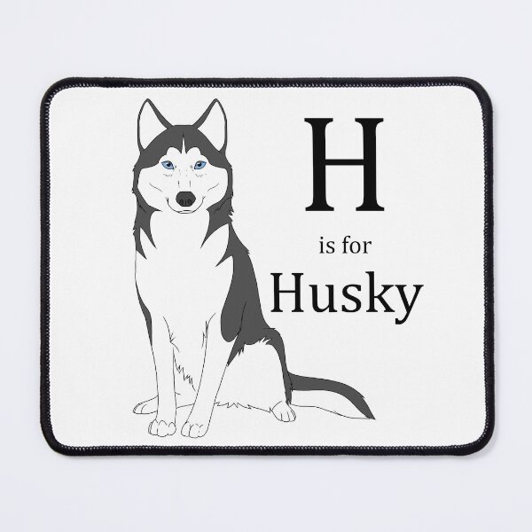 Item preview, H is for Husky (black) designed and sold by AndromedaFIN.