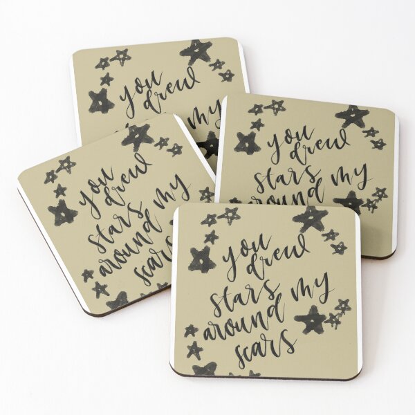 Item preview, you drew stars around my scars  designed and sold by oliviainreallife.