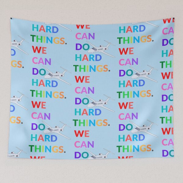 Item preview, We Can Do Hard Things, kids positive, Growth Mindset designed and sold by PrintGood.