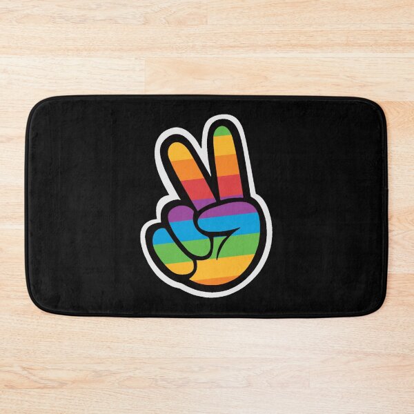 Item preview, Rainbow Peace Sign designed and sold by Strings  Stan.