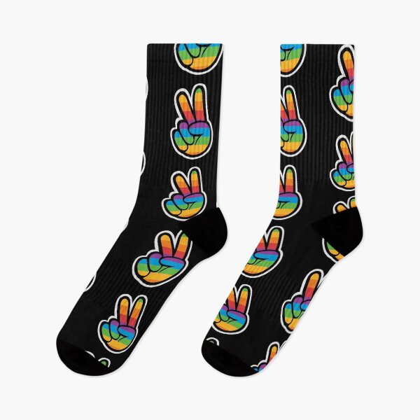 Item preview, Rainbow Peace Sign designed and sold by Strings  Stan.