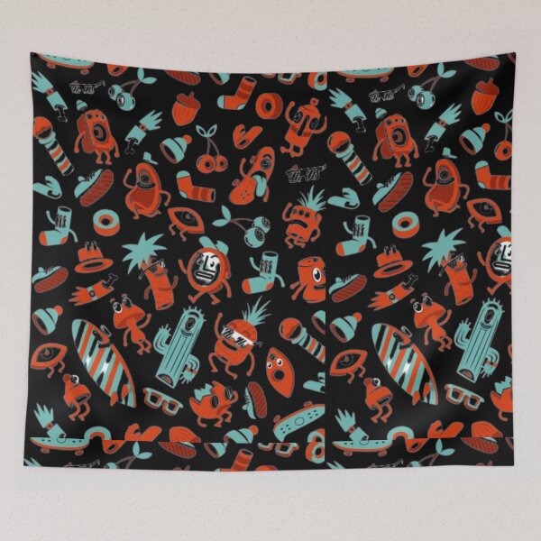 Item preview, beach pattern designed and sold by Thehecticstore.