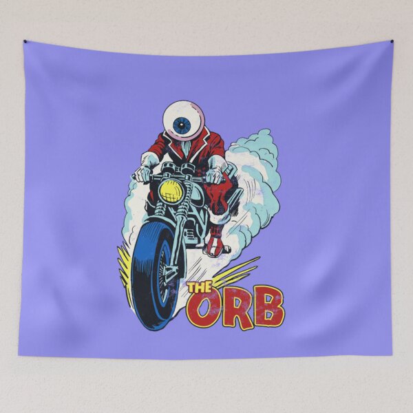 Item preview, The Orb Vintage Motorcycle Villain  designed and sold by PhillipTee.