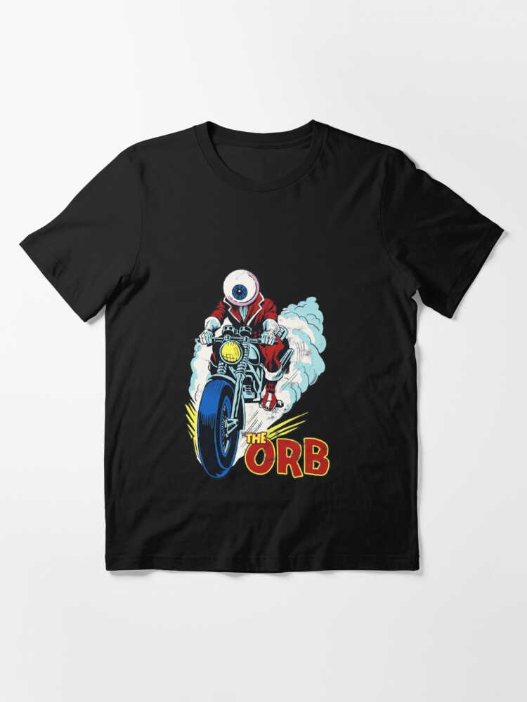 The Orb Vintage Motorcycle Villain | Essential T-Shirt