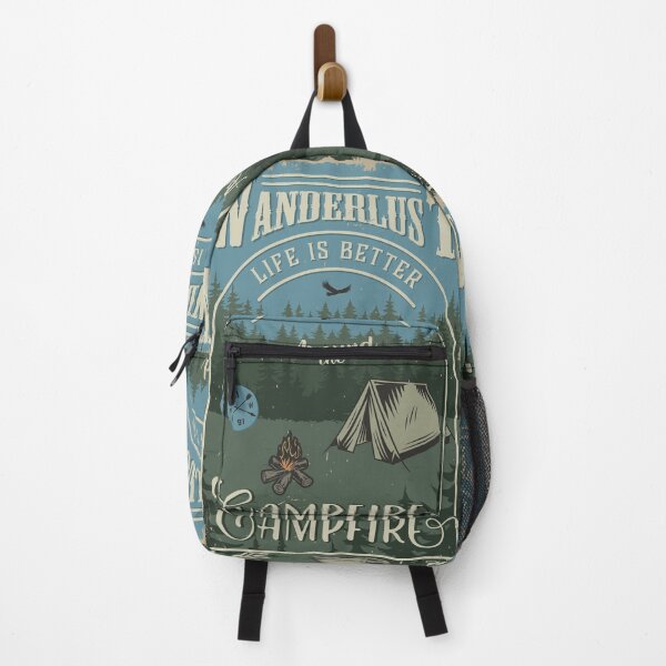 Item preview, Vintage Wanderlust Life Is Better Around The Campfire designed and sold by Vector Scout Lab.