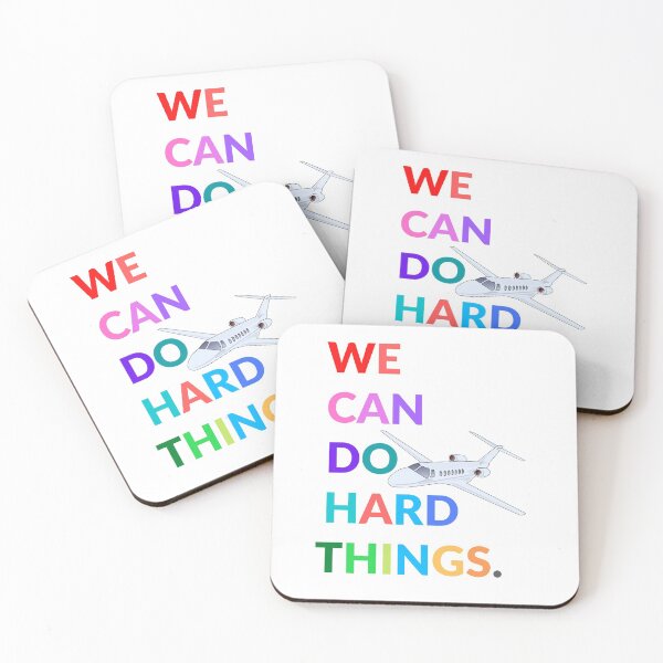 Item preview, We Can Do Hard Things, kids positive, Growth Mindset designed and sold by PrintGood.