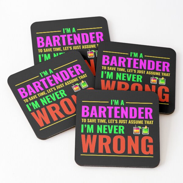 Item preview, Bartender Barkeep Barman Barmaid Mixologist Funny designed and sold by CuteDesigns1.