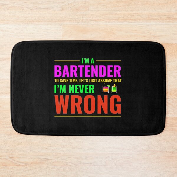 Item preview, Bartender Barkeep Barman Barmaid Mixologist Funny designed and sold by CuteDesigns1.