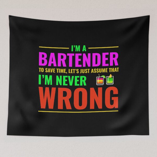 Item preview, Bartender Barkeep Barman Barmaid Mixologist Funny designed and sold by CuteDesigns1.