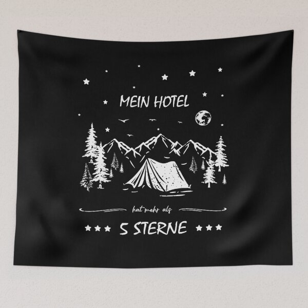 Item preview, Bushcraft - Camp -My hotel has more than 5 stars designed and sold by Shirt-Designs.
