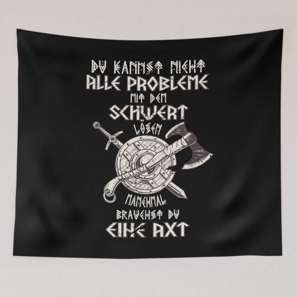 Item preview, Vikings - sometimes you need an ax - Valhalla designed and sold by Shirt-Designs.