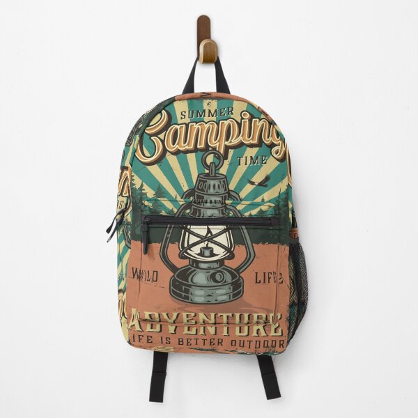 Item preview, Vintage Summer Camping Time Wildlife Adventure designed and sold by Vector Scout Lab.