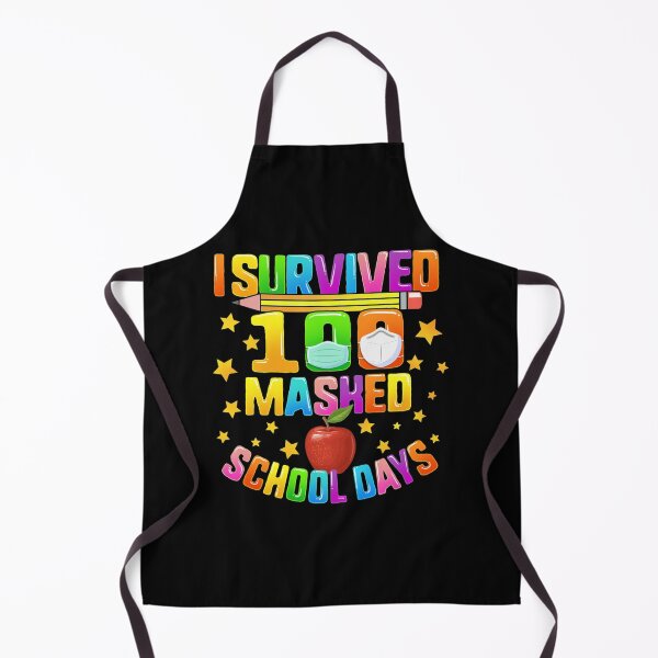 Item preview, I Survived 100 Masked School Days Shirt 100th Day Of School For Girls Cute Face Mask Virtual Teacher Distance Learning Gift designed and sold by tranchanquan.