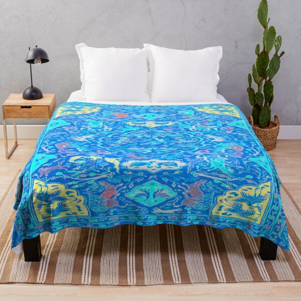 Item preview, Carpet Pattern in Turquoise designed and sold by AlteredAtelier.
