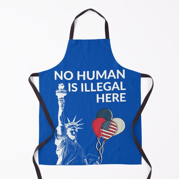 Item preview, No Human Is Illegal Here (On Stolen Land)  designed and sold by Coralgb.