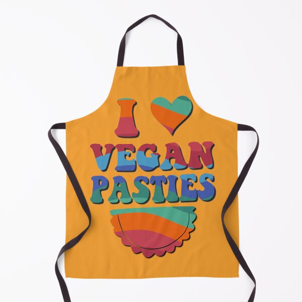 Item preview, I Heart Vegan Pasties Retro designed and sold by cashewdays.